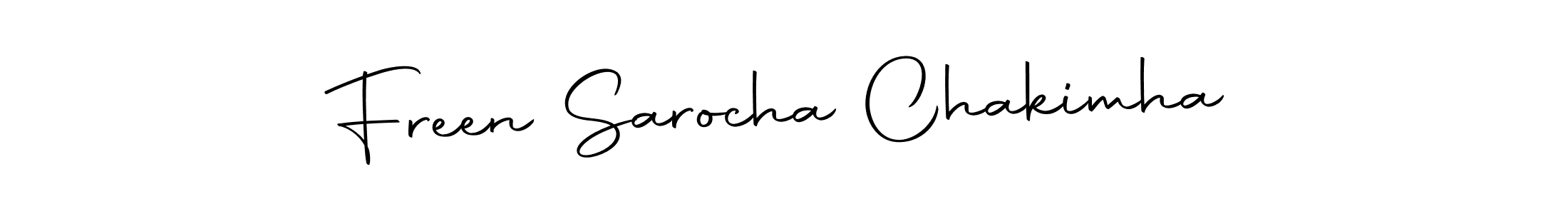 Make a beautiful signature design for name Freen Sarocha Chakimha. Use this online signature maker to create a handwritten signature for free. Freen Sarocha Chakimha signature style 10 images and pictures png