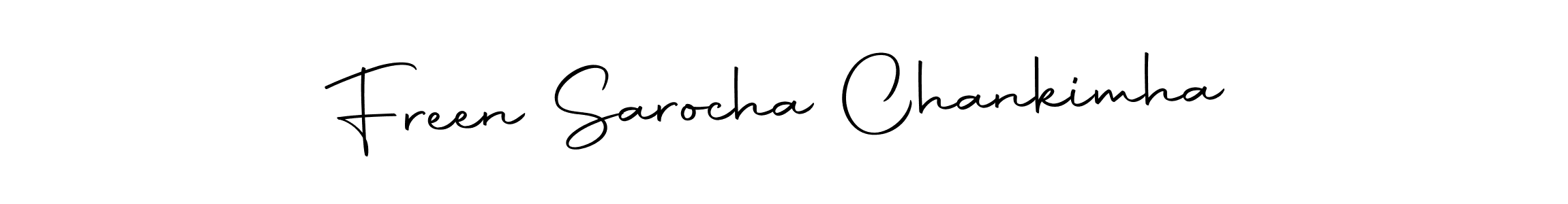 Make a beautiful signature design for name Freen Sarocha Chankimha. Use this online signature maker to create a handwritten signature for free. Freen Sarocha Chankimha signature style 10 images and pictures png