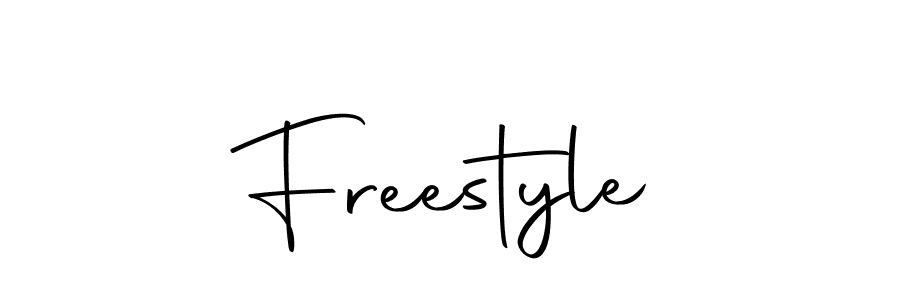 How to make Freestyle signature? Autography-DOLnW is a professional autograph style. Create handwritten signature for Freestyle name. Freestyle signature style 10 images and pictures png