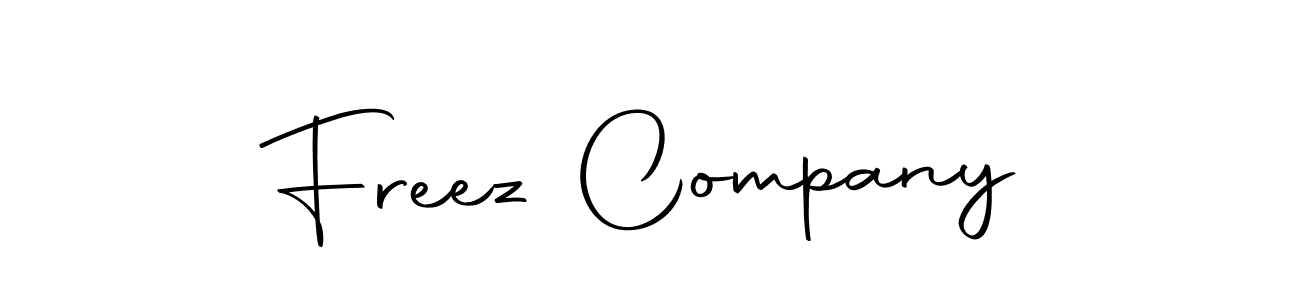 The best way (Autography-DOLnW) to make a short signature is to pick only two or three words in your name. The name Freez Company include a total of six letters. For converting this name. Freez Company signature style 10 images and pictures png