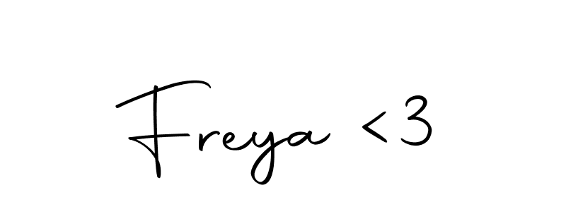 Similarly Autography-DOLnW is the best handwritten signature design. Signature creator online .You can use it as an online autograph creator for name Freya <3. Freya <3 signature style 10 images and pictures png