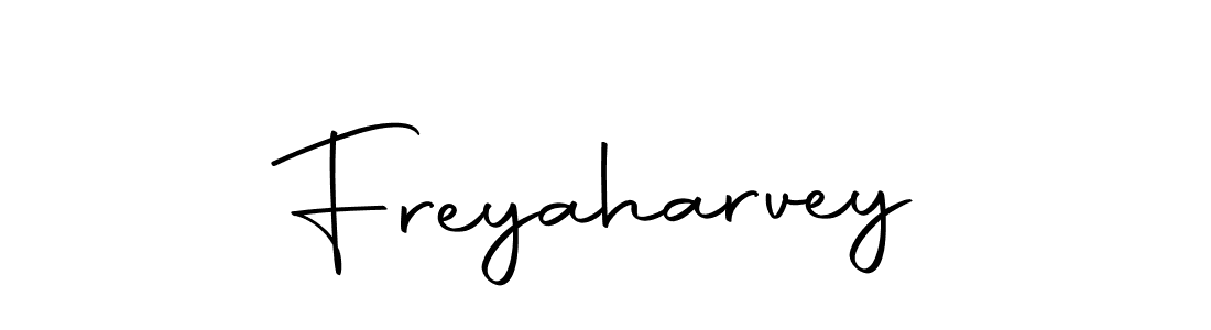 if you are searching for the best signature style for your name Freyaharvey. so please give up your signature search. here we have designed multiple signature styles  using Autography-DOLnW. Freyaharvey signature style 10 images and pictures png