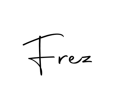 How to make Frez signature? Autography-DOLnW is a professional autograph style. Create handwritten signature for Frez name. Frez signature style 10 images and pictures png