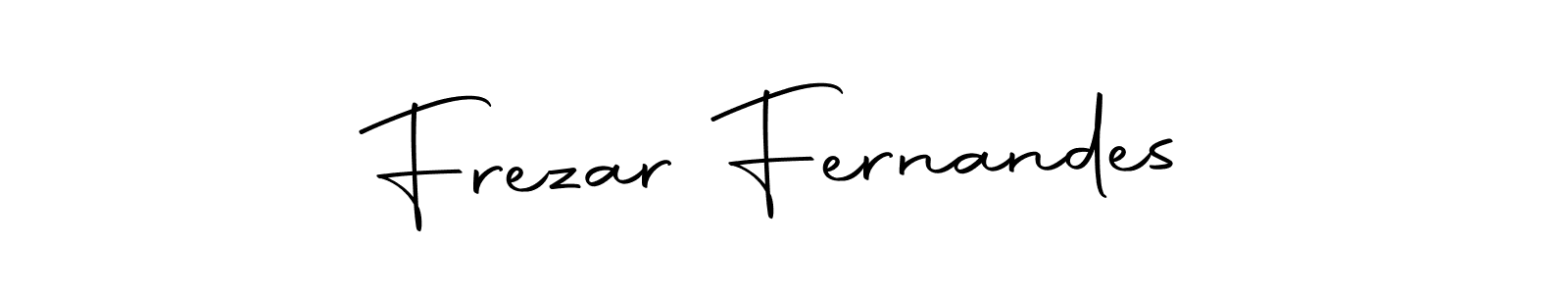 if you are searching for the best signature style for your name Frezar Fernandes. so please give up your signature search. here we have designed multiple signature styles  using Autography-DOLnW. Frezar Fernandes signature style 10 images and pictures png