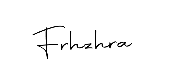 Autography-DOLnW is a professional signature style that is perfect for those who want to add a touch of class to their signature. It is also a great choice for those who want to make their signature more unique. Get Frhzhra name to fancy signature for free. Frhzhra signature style 10 images and pictures png