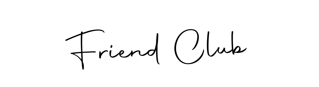Make a beautiful signature design for name Friend Club. With this signature (Autography-DOLnW) style, you can create a handwritten signature for free. Friend Club signature style 10 images and pictures png