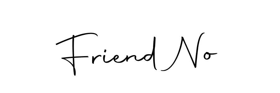 Create a beautiful signature design for name Friend No. With this signature (Autography-DOLnW) fonts, you can make a handwritten signature for free. Friend No signature style 10 images and pictures png