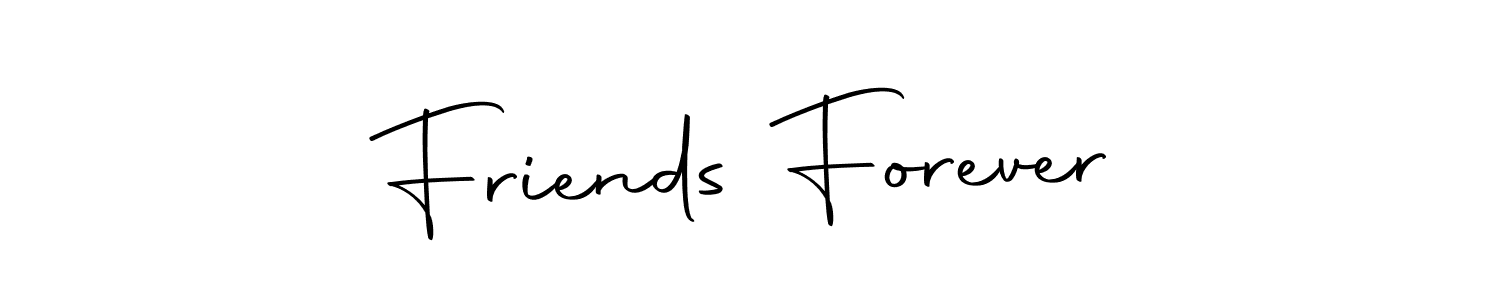 Make a beautiful signature design for name Friends Forever. With this signature (Autography-DOLnW) style, you can create a handwritten signature for free. Friends Forever signature style 10 images and pictures png