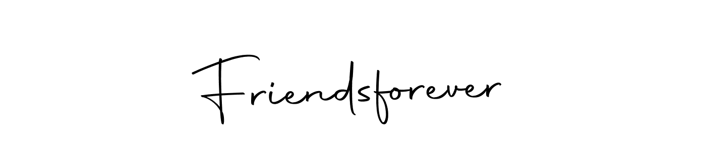 if you are searching for the best signature style for your name Friendsforever. so please give up your signature search. here we have designed multiple signature styles  using Autography-DOLnW. Friendsforever signature style 10 images and pictures png