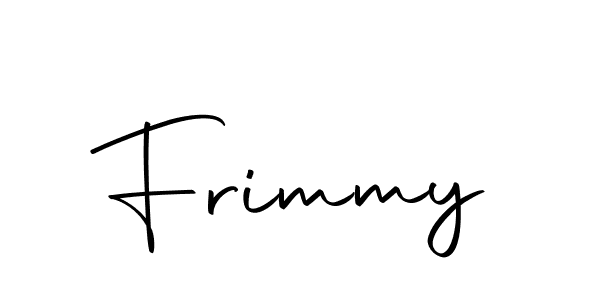 Design your own signature with our free online signature maker. With this signature software, you can create a handwritten (Autography-DOLnW) signature for name Frimmy. Frimmy signature style 10 images and pictures png
