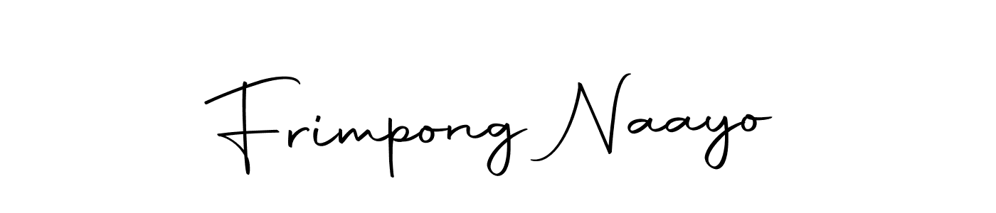 Create a beautiful signature design for name Frimpong Naayo. With this signature (Autography-DOLnW) fonts, you can make a handwritten signature for free. Frimpong Naayo signature style 10 images and pictures png