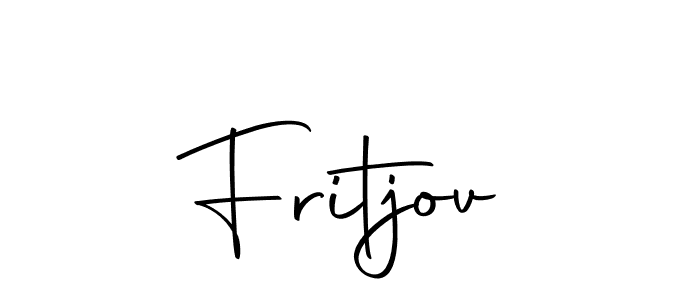 You should practise on your own different ways (Autography-DOLnW) to write your name (Fritjov) in signature. don't let someone else do it for you. Fritjov signature style 10 images and pictures png