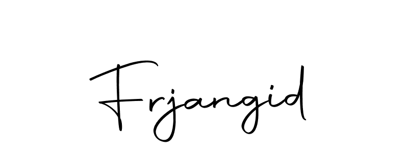 Similarly Autography-DOLnW is the best handwritten signature design. Signature creator online .You can use it as an online autograph creator for name Frjangid. Frjangid signature style 10 images and pictures png