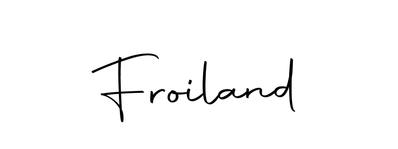 Create a beautiful signature design for name Froiland. With this signature (Autography-DOLnW) fonts, you can make a handwritten signature for free. Froiland signature style 10 images and pictures png