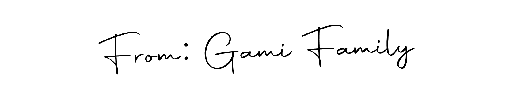This is the best signature style for the From: Gami Family name. Also you like these signature font (Autography-DOLnW). Mix name signature. From: Gami Family signature style 10 images and pictures png