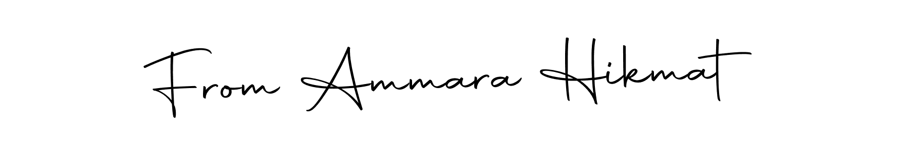 How to make From Ammara Hikmat signature? Autography-DOLnW is a professional autograph style. Create handwritten signature for From Ammara Hikmat name. From Ammara Hikmat signature style 10 images and pictures png