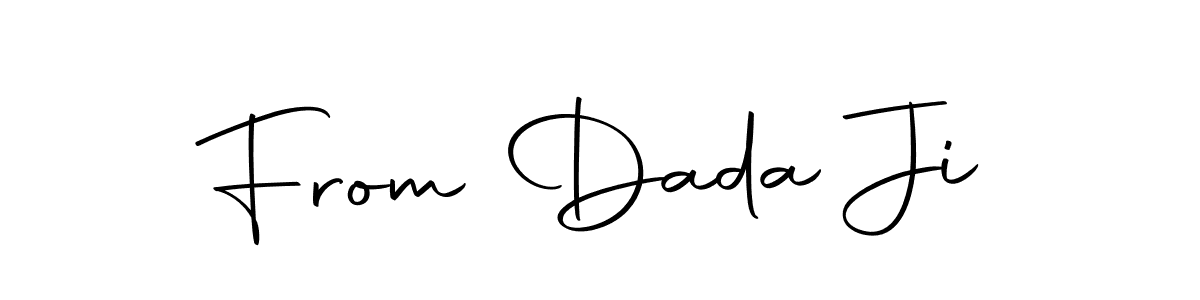 You can use this online signature creator to create a handwritten signature for the name From Dada Ji. This is the best online autograph maker. From Dada Ji signature style 10 images and pictures png