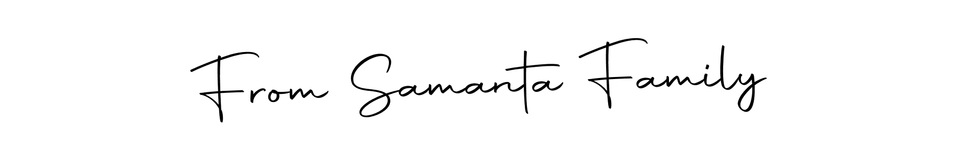 Autography-DOLnW is a professional signature style that is perfect for those who want to add a touch of class to their signature. It is also a great choice for those who want to make their signature more unique. Get From Samanta Family name to fancy signature for free. From Samanta Family signature style 10 images and pictures png