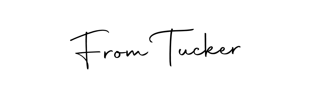 Design your own signature with our free online signature maker. With this signature software, you can create a handwritten (Autography-DOLnW) signature for name From Tucker. From Tucker signature style 10 images and pictures png