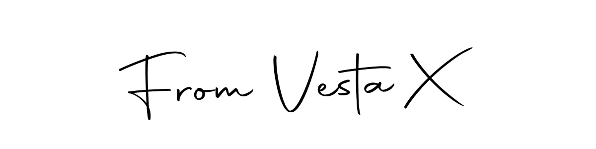 Design your own signature with our free online signature maker. With this signature software, you can create a handwritten (Autography-DOLnW) signature for name From Vesta X. From Vesta X signature style 10 images and pictures png
