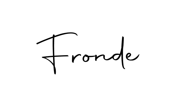 Fronde stylish signature style. Best Handwritten Sign (Autography-DOLnW) for my name. Handwritten Signature Collection Ideas for my name Fronde. Fronde signature style 10 images and pictures png