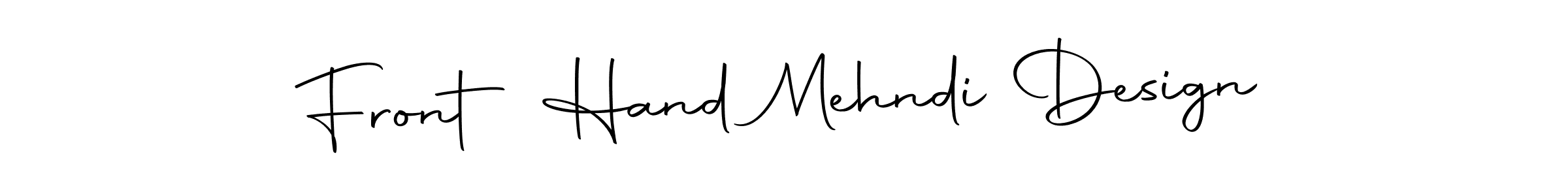 Similarly Autography-DOLnW is the best handwritten signature design. Signature creator online .You can use it as an online autograph creator for name Front Hand Mehndi Design. Front Hand Mehndi Design signature style 10 images and pictures png