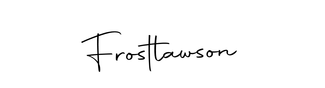 Make a beautiful signature design for name Frostlawson. With this signature (Autography-DOLnW) style, you can create a handwritten signature for free. Frostlawson signature style 10 images and pictures png