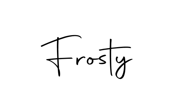 Make a beautiful signature design for name Frosty. Use this online signature maker to create a handwritten signature for free. Frosty signature style 10 images and pictures png