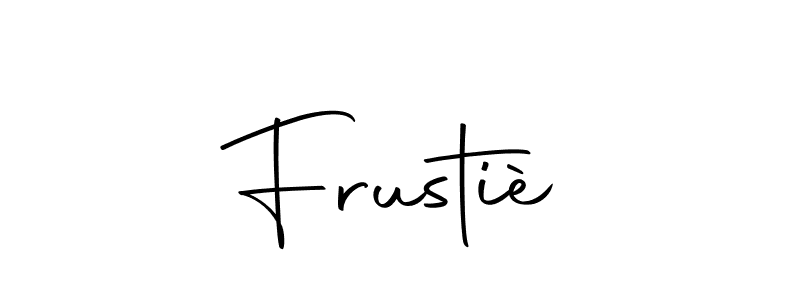 The best way (Autography-DOLnW) to make a short signature is to pick only two or three words in your name. The name Frustiè include a total of six letters. For converting this name. Frustiè signature style 10 images and pictures png