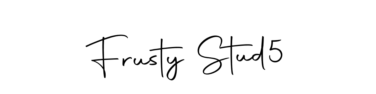 Also we have Frusty Stud5 name is the best signature style. Create professional handwritten signature collection using Autography-DOLnW autograph style. Frusty Stud5 signature style 10 images and pictures png