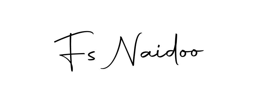 Fs Naidoo stylish signature style. Best Handwritten Sign (Autography-DOLnW) for my name. Handwritten Signature Collection Ideas for my name Fs Naidoo. Fs Naidoo signature style 10 images and pictures png