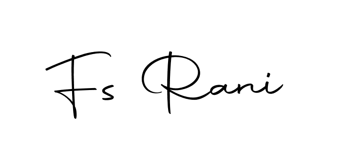 Here are the top 10 professional signature styles for the name Fs Rani. These are the best autograph styles you can use for your name. Fs Rani signature style 10 images and pictures png