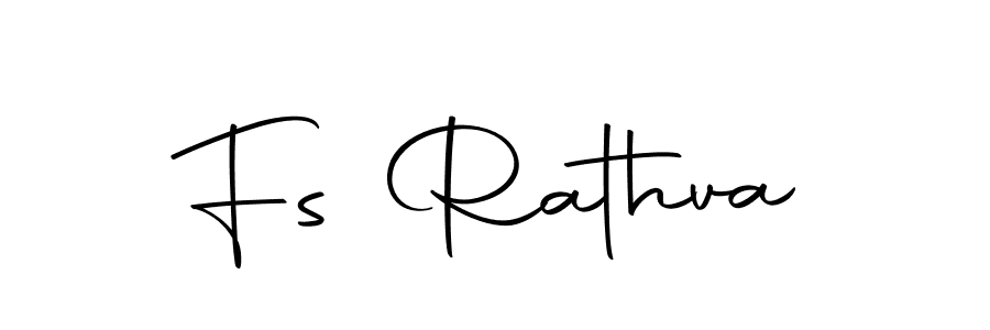 The best way (Autography-DOLnW) to make a short signature is to pick only two or three words in your name. The name Fs Rathva include a total of six letters. For converting this name. Fs Rathva signature style 10 images and pictures png