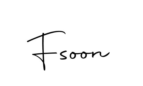 You should practise on your own different ways (Autography-DOLnW) to write your name (Fsoon) in signature. don't let someone else do it for you. Fsoon signature style 10 images and pictures png