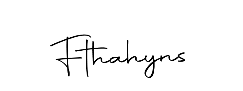 Also we have Fthahyns name is the best signature style. Create professional handwritten signature collection using Autography-DOLnW autograph style. Fthahyns signature style 10 images and pictures png