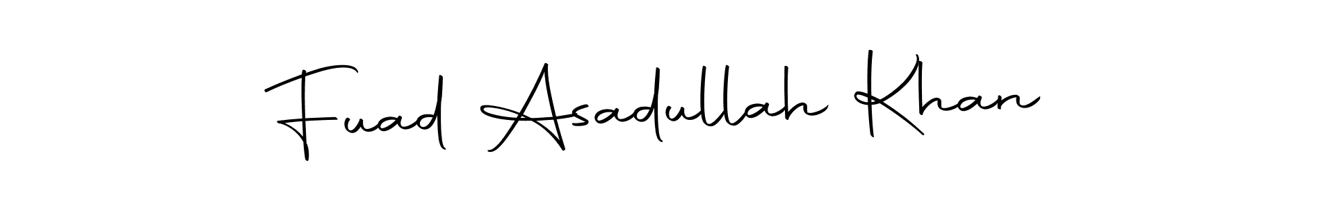 if you are searching for the best signature style for your name Fuad Asadullah Khan. so please give up your signature search. here we have designed multiple signature styles  using Autography-DOLnW. Fuad Asadullah Khan signature style 10 images and pictures png