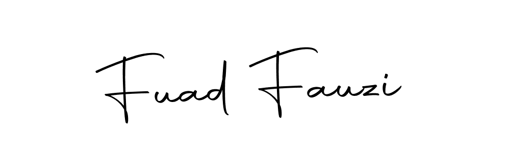 The best way (Autography-DOLnW) to make a short signature is to pick only two or three words in your name. The name Fuad Fauzi include a total of six letters. For converting this name. Fuad Fauzi signature style 10 images and pictures png
