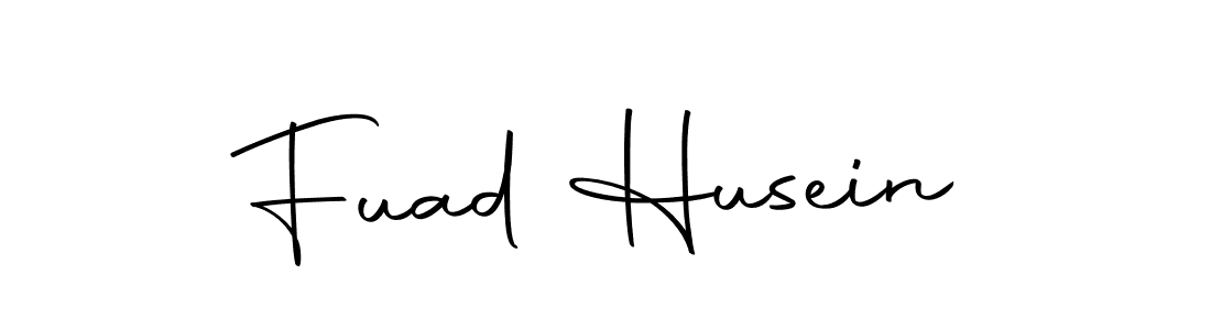 Use a signature maker to create a handwritten signature online. With this signature software, you can design (Autography-DOLnW) your own signature for name Fuad Husein. Fuad Husein signature style 10 images and pictures png