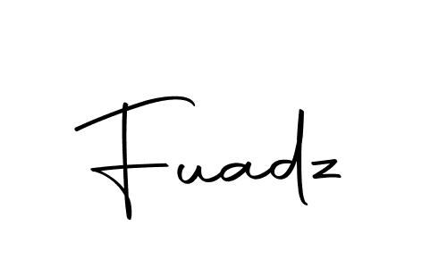 Make a beautiful signature design for name Fuadz. With this signature (Autography-DOLnW) style, you can create a handwritten signature for free. Fuadz signature style 10 images and pictures png