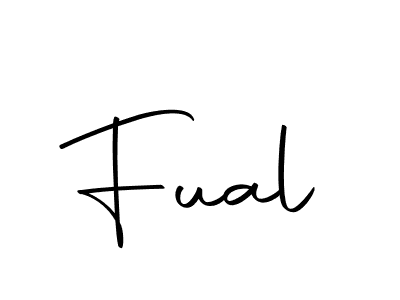 Fual stylish signature style. Best Handwritten Sign (Autography-DOLnW) for my name. Handwritten Signature Collection Ideas for my name Fual. Fual signature style 10 images and pictures png