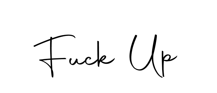 Similarly Autography-DOLnW is the best handwritten signature design. Signature creator online .You can use it as an online autograph creator for name Fuck Up. Fuck Up signature style 10 images and pictures png