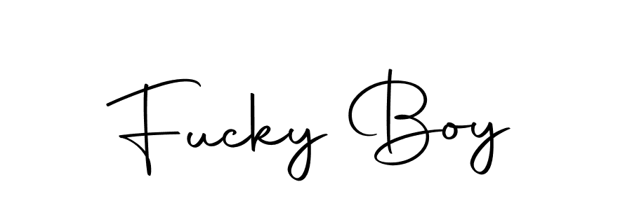 How to make Fucky Boy name signature. Use Autography-DOLnW style for creating short signs online. This is the latest handwritten sign. Fucky Boy signature style 10 images and pictures png