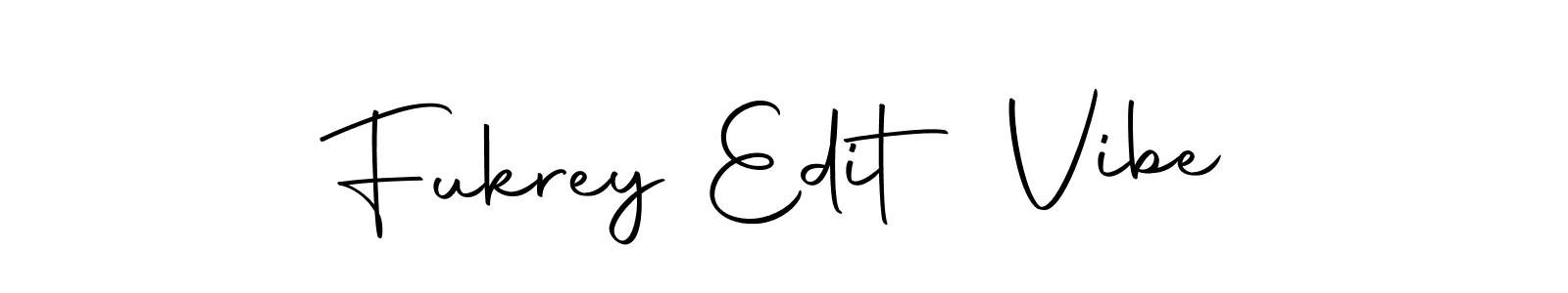 How to make Fukrey Edit Vibe name signature. Use Autography-DOLnW style for creating short signs online. This is the latest handwritten sign. Fukrey Edit Vibe signature style 10 images and pictures png