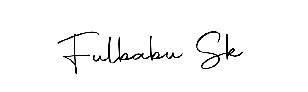 Create a beautiful signature design for name Fulbabu Sk. With this signature (Autography-DOLnW) fonts, you can make a handwritten signature for free. Fulbabu Sk signature style 10 images and pictures png