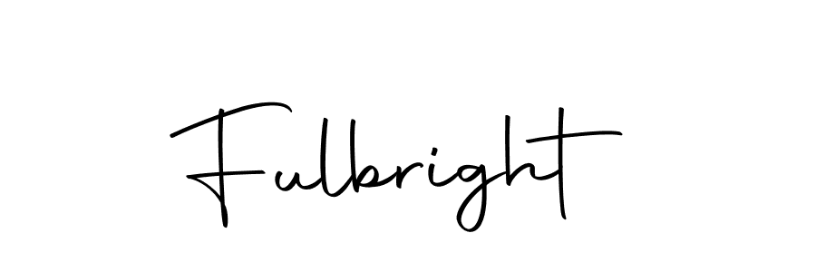 You should practise on your own different ways (Autography-DOLnW) to write your name (Fulbright) in signature. don't let someone else do it for you. Fulbright signature style 10 images and pictures png