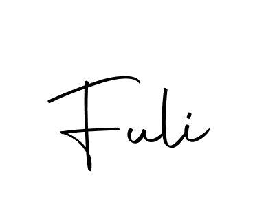 The best way (Autography-DOLnW) to make a short signature is to pick only two or three words in your name. The name Fuli include a total of six letters. For converting this name. Fuli signature style 10 images and pictures png