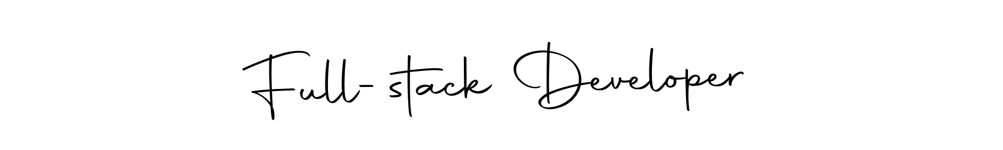 See photos of Full-stack Developer official signature by Spectra . Check more albums & portfolios. Read reviews & check more about Autography-DOLnW font. Full-stack Developer signature style 10 images and pictures png