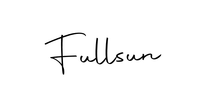 Fullsun stylish signature style. Best Handwritten Sign (Autography-DOLnW) for my name. Handwritten Signature Collection Ideas for my name Fullsun. Fullsun signature style 10 images and pictures png