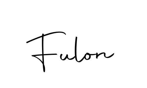 Make a beautiful signature design for name Fulon. Use this online signature maker to create a handwritten signature for free. Fulon signature style 10 images and pictures png