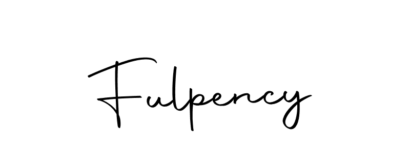 How to make Fulpency name signature. Use Autography-DOLnW style for creating short signs online. This is the latest handwritten sign. Fulpency signature style 10 images and pictures png